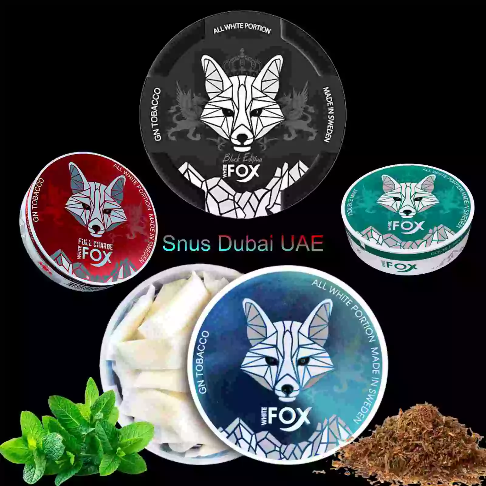 White Fox Nicotine Pouches in Dubai, Abu Dhabi, UAE | White Fox Snus In Dubai Abu Dhabi, UAE